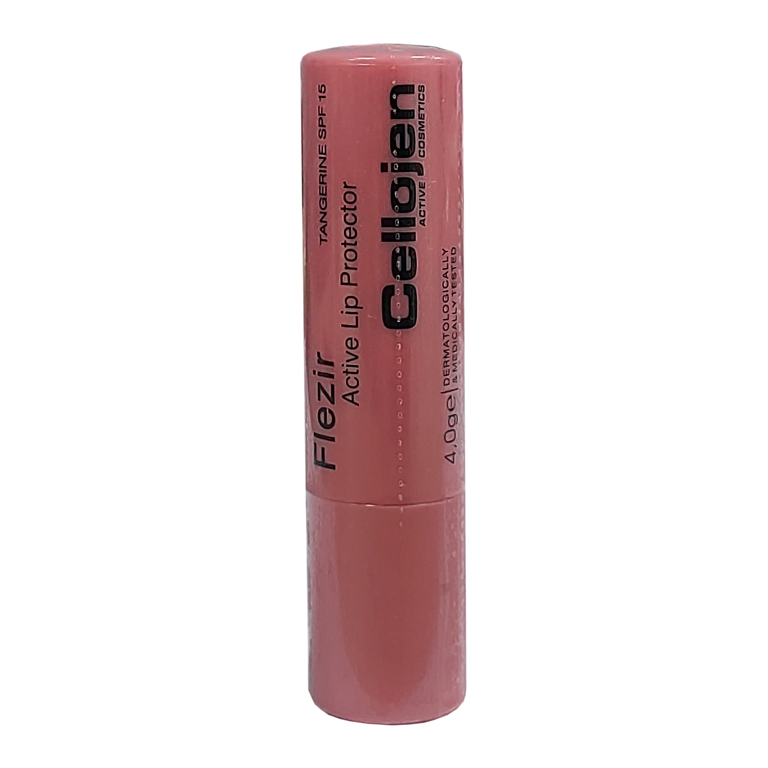 Cellojen Flezir Lip Protector Spf15 Εντατική Προστασία για Κατεστραμμένα, Αφυδατωμένα, Σκασμένα Χείλη 4gr – Tangerine