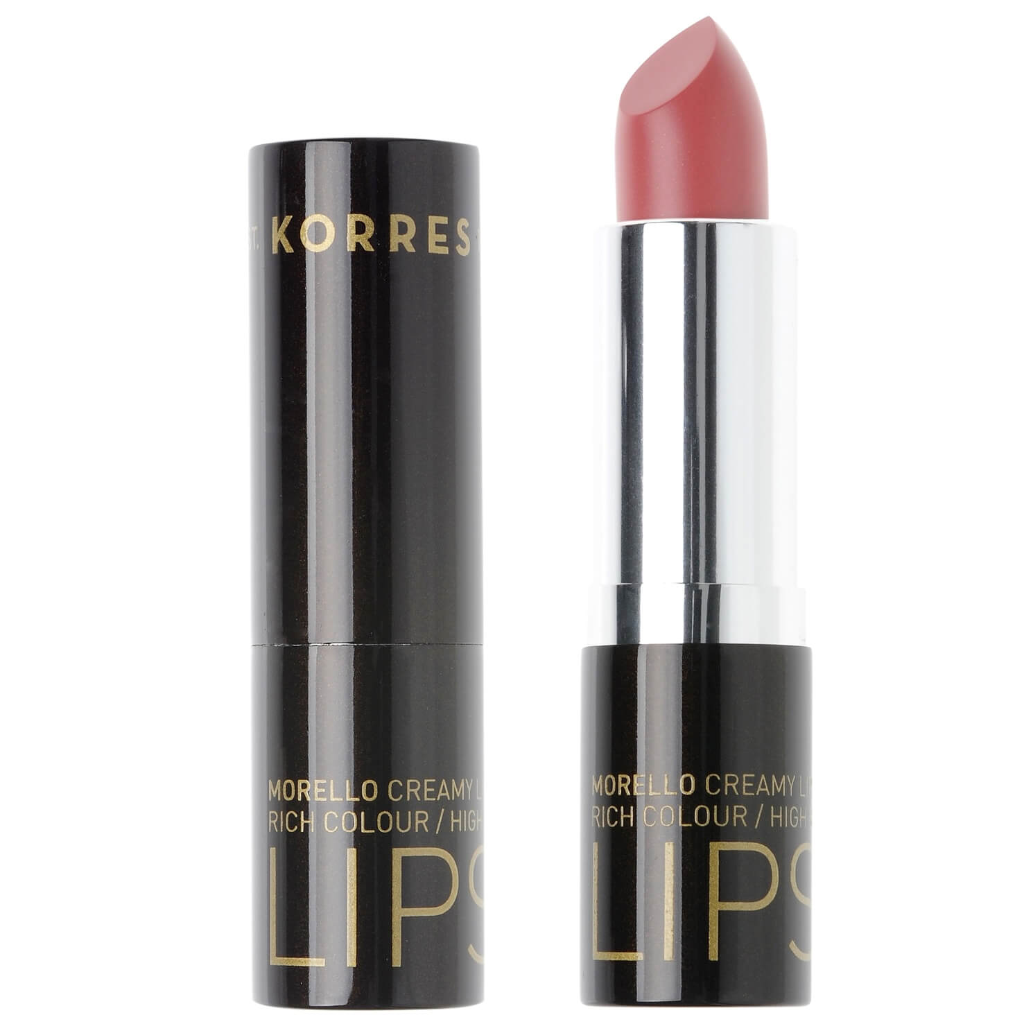 Korres Morello Creamy Lipstick Σταθερό & Λαμπερό Αποτέλεσμα 3.5gr – 16 ΖΕΣΤΟ ΡΟΖ