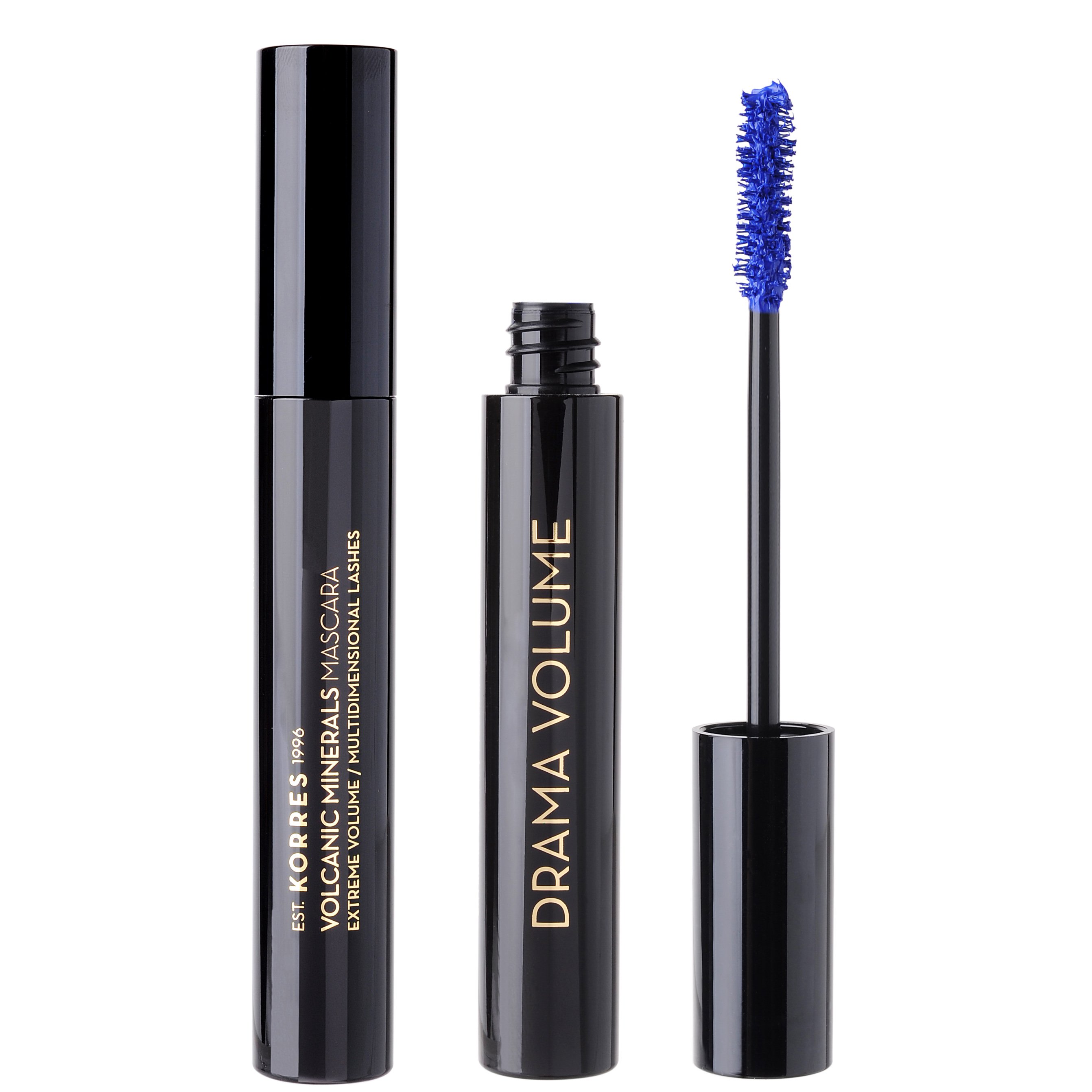 Korres Volcanic Minerals Mascara Drama Volume Πολυδιάστατη Μάσκαρα για Μέγιστο Όγκο στις Βλεφαρίδες & Εντυπωσιακό Αποτέλεσμα 11m – 03 BRIGHT BLUE