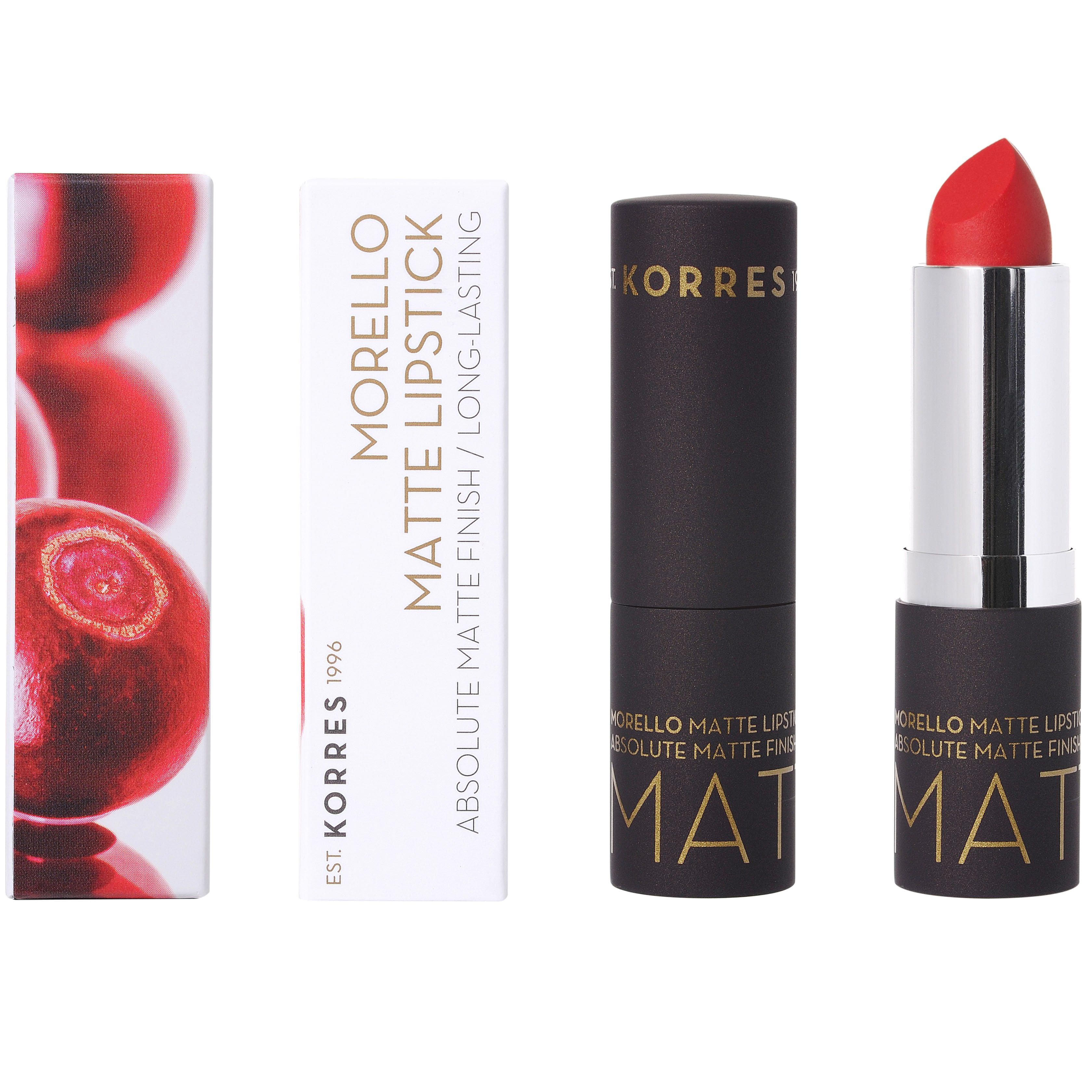 Korres Morello Matte Lipstick Κραγιόν για Απόλυτο Ματ Αποτέλεσμα & Μεγάλη Διάρκεια 3.5g – 53 Sweet Chili