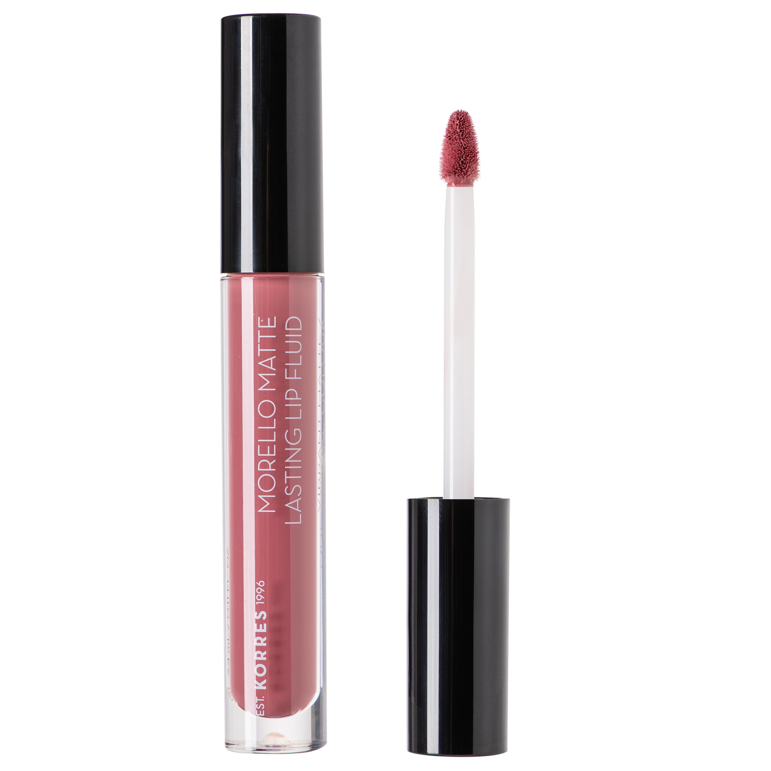Korres Morello Matte Lasting Lip Fluid Υγρό Κραγιόν Μεγάλης Διάρκειας για Τέλειο Ματ Αποτέλεσμα & Απόλυτη Άνεση στα Χείλη 3.4ml – 10 Damask Rose