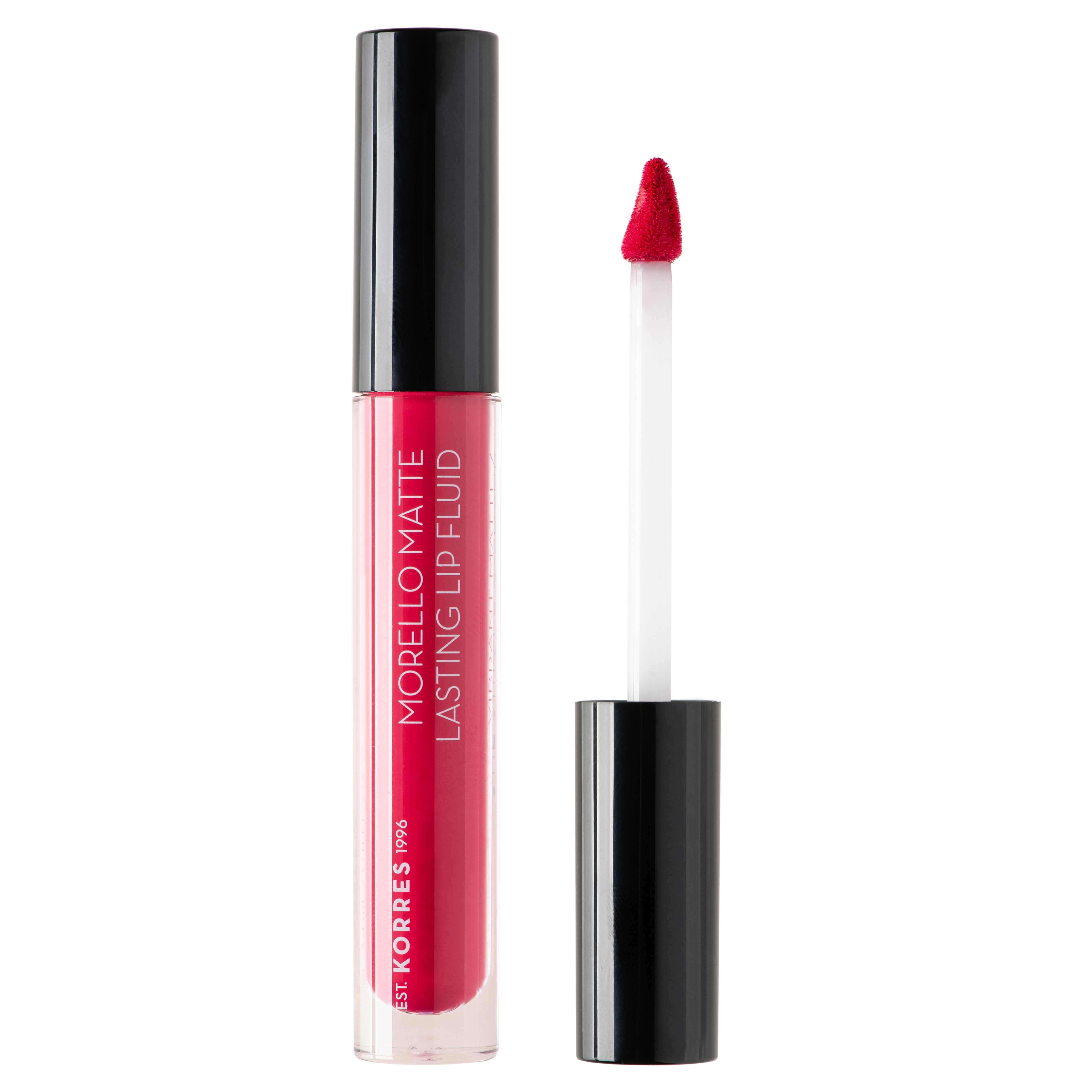 Korres Morello Matte Lasting Lip Fluid Υγρό Κραγιόν Μεγάλης Διάρκειας για Τέλειο Ματ Αποτέλεσμα & Απόλυτη Άνεση στα Χείλη 3.4ml – 27 Cranberry Sorbet