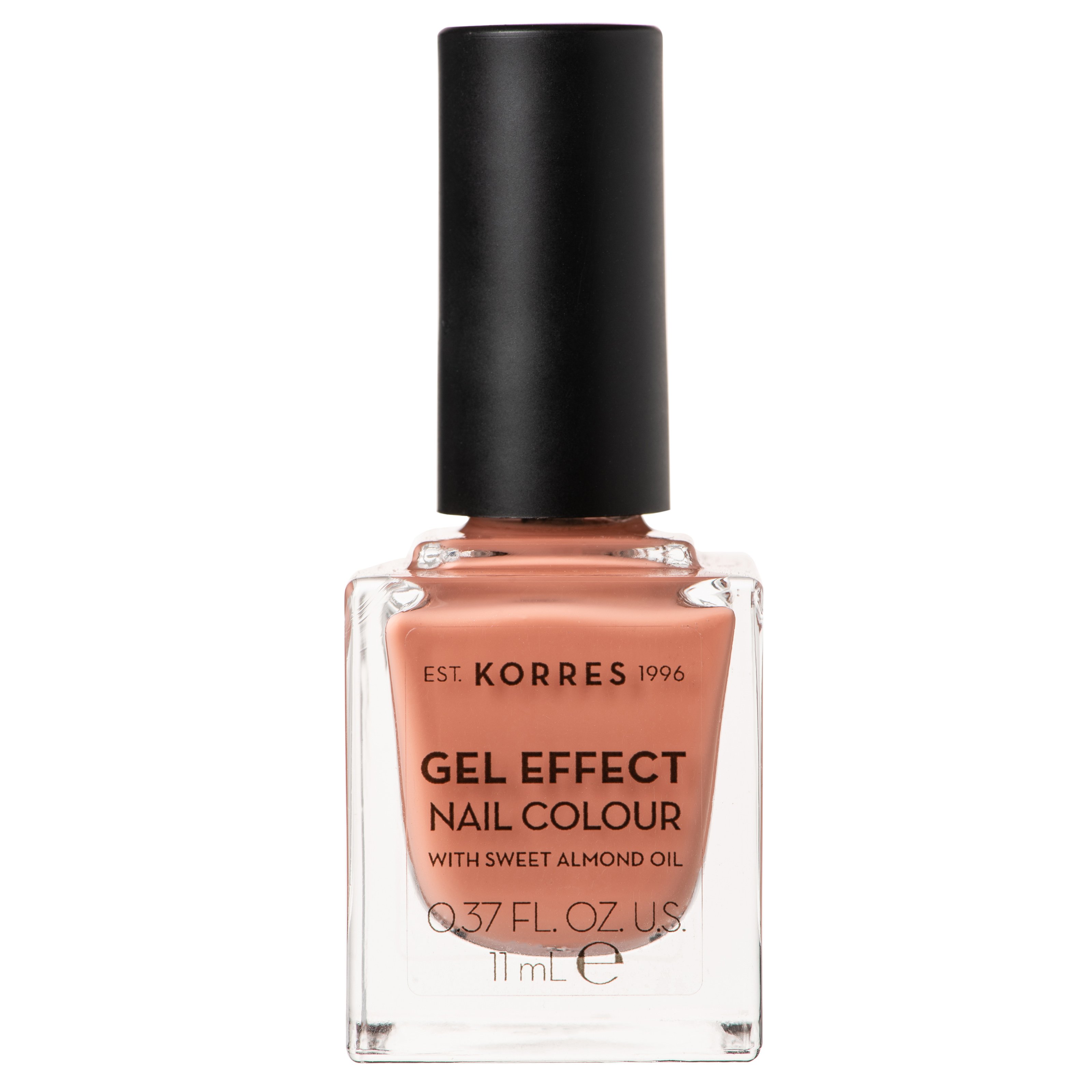 Korres Gel Effect Nail Colour Βερνίκι Νυχιών Απόλυτης Λάμψης & Διάρκειας, με Αμυγδαλέλαιο 11ml – 42 Peaches n’ Cream