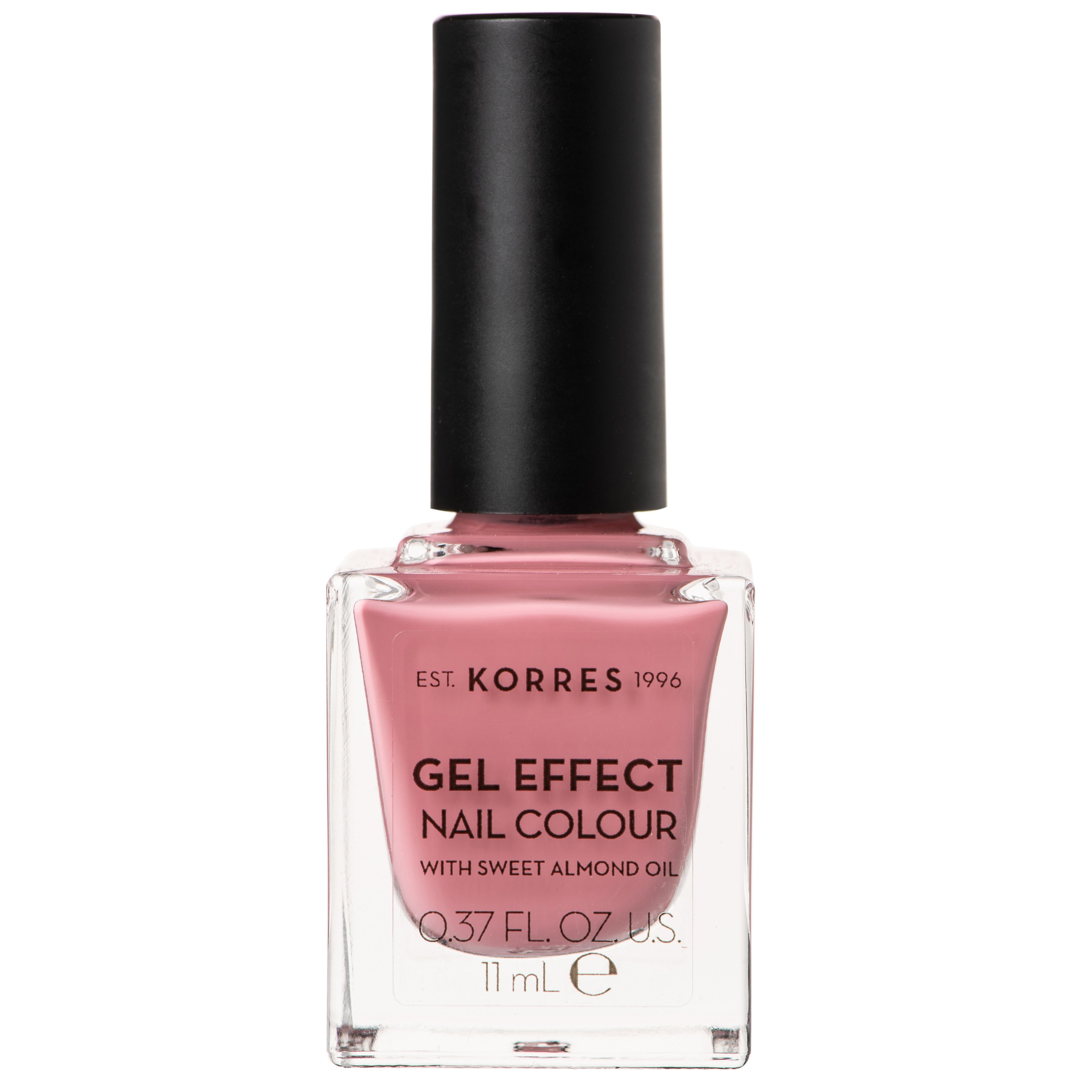 Korres Gel Effect Nail Colour Βερνίκι Νυχιών Απόλυτης Λάμψης & Διάρκειας, με Αμυγδαλέλαιο 11ml – 21 Bubblegum Pop