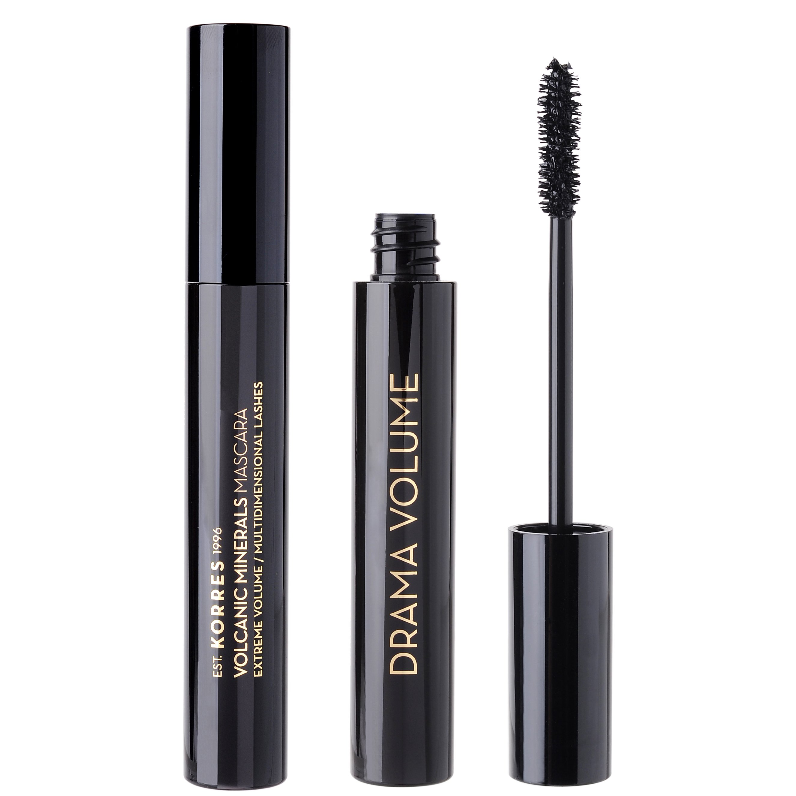 Korres Volcanic Minerals Mascara Drama Volume Πολυδιάστατη Μάσκαρα για Μέγιστο Όγκο στις Βλεφαρίδες & Εντυπωσιακό Αποτέλεσμα 11m – 01 Black