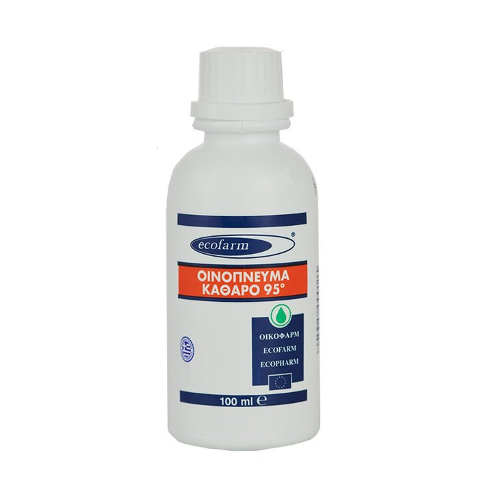 Ecofarm Καθαρό Οινόπνευμα 95° 100ml 1 Τεμάχιο