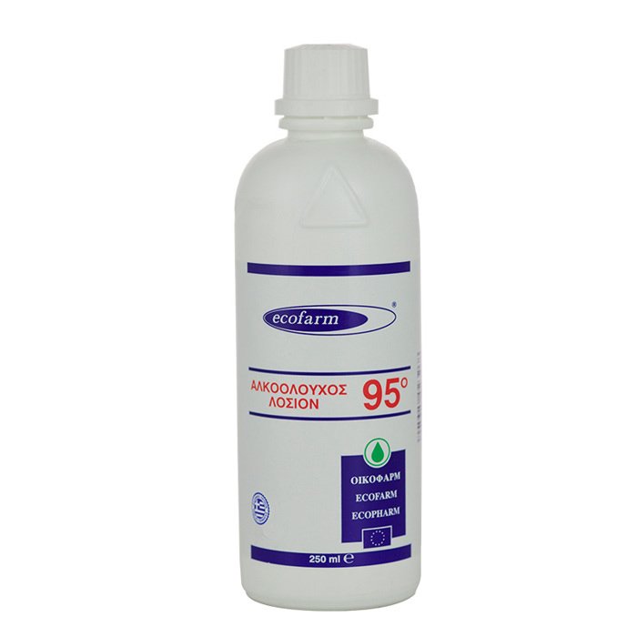 Ecofarm Αλκοολούχος Λοσιόν 95° 1 Τεμάχιο – 250ml
