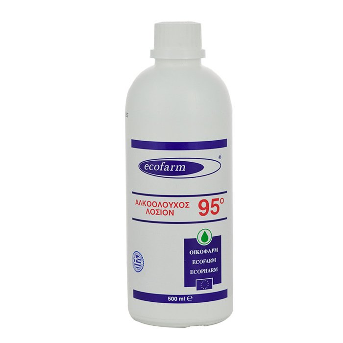 Ecofarm Αλκοολούχος Λοσιόν 95° 1 Τεμάχιο – 500ml