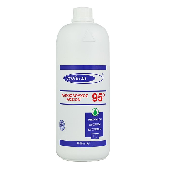 Ecofarm Αλκοολούχος Λοσιόν 95° 1 Τεμάχιο – 1000ml
