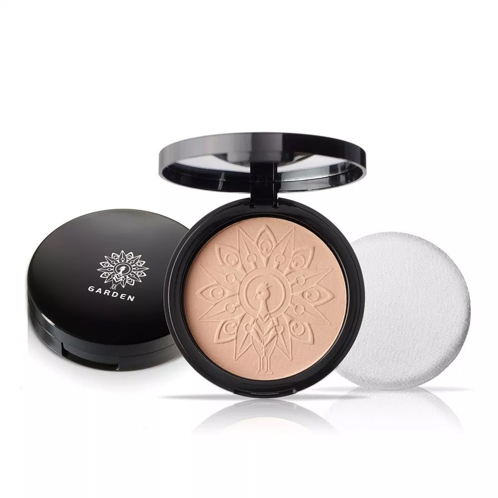 Garden Velvet Matte Compact Powder Πούδρα με Λεπτή & Μεταξένια Υφή Εμπλουτισμένη με Έλαιο Jojoba 10gr – 02 Butter Cookie