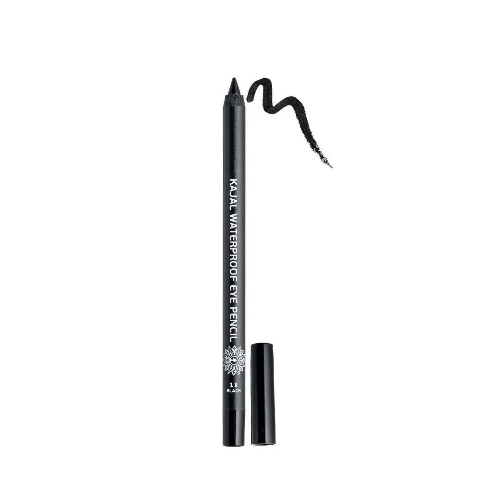 Εικόνα από Garden Kajal Waterproof Eye Pencil Μολύβι Ματιών με Μεγάλη Διάρκεια & Έντονη Απόδοση Χρώματος 1.4g - 11 Black