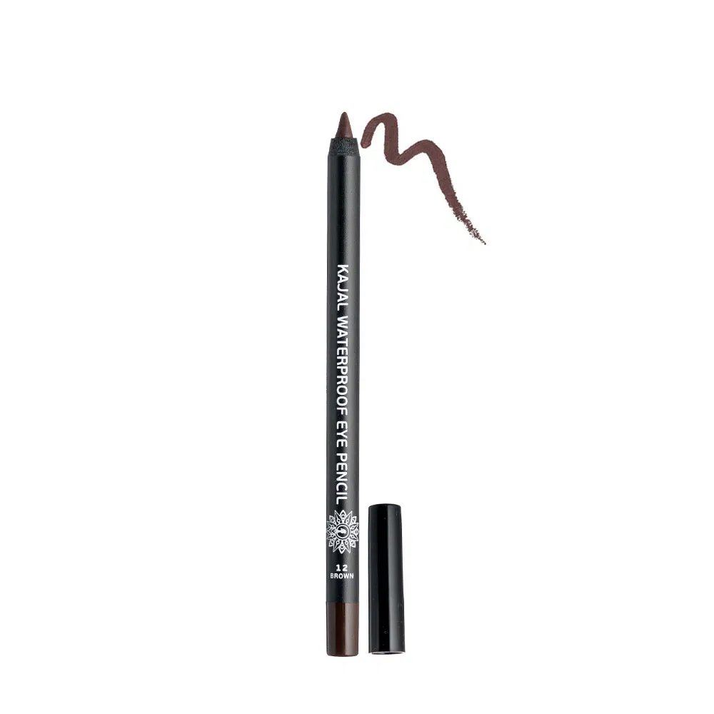 Garden Kajal Waterproof Eye Pencil Μολύβι Ματιών με Μεγάλη Διάρκεια & Έντονη Απόδοση Χρώματος 1.4g – 12 Brown