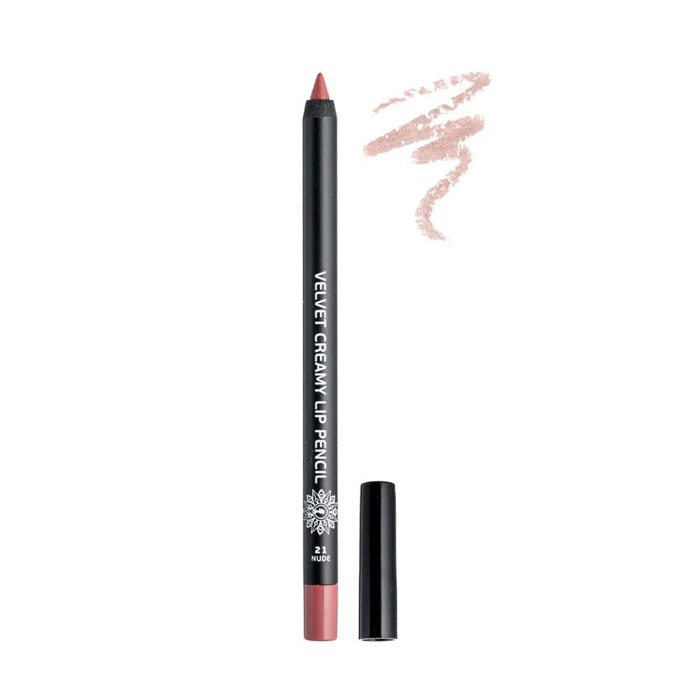 Garden Velvet Creamy Lip Pencil Μολύβι Χειλιών που Σχεδιάζει Τέλεια το Περίγραμμα για Σταθερό Αποτέλεσμα 1.4g – 21 Nude