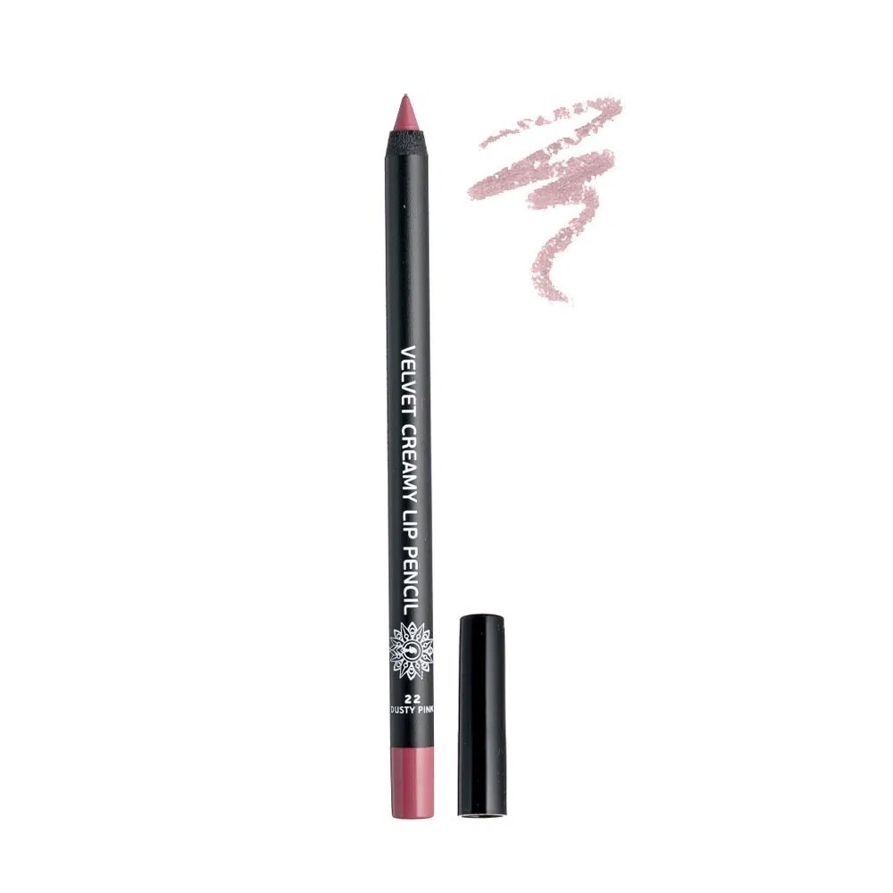 Garden Velvet Creamy Lip Pencil Μολύβι Χειλιών που Σχεδιάζει Τέλεια το Περίγραμμα για Σταθερό Αποτέλεσμα 1.4g – 22 Dusty Pink