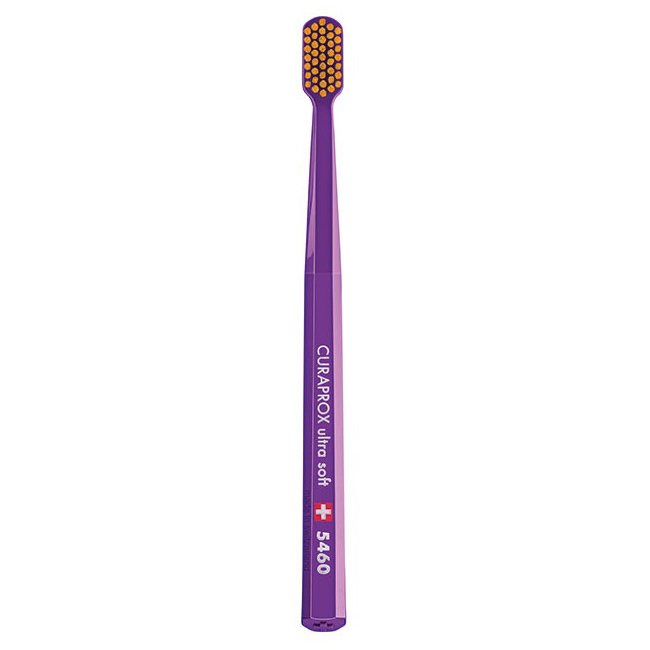 Curaprox CS 5460 Ultra Soft Οδοντόβουρτσα με Εξαιρετικά Απαλές – Ανθεκτικές Τρίχες Curen για Αποτελεσματικό Καθαρισμό – μωβ