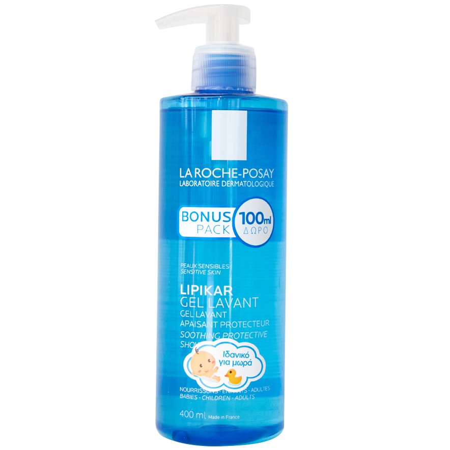 La Roche-Posay Lipikar Gel Lavant Απαλός Καθαρισμός & Προστασία Προσώπου & Σώματος – 400ml