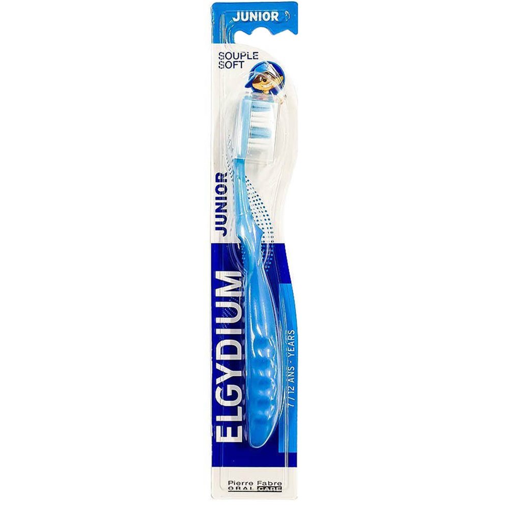 Elgydium Junior Racoon Οδοντόβουρτσα Κατάλληλη Για Παιδιά Ηλικίας Από 7 Εως 12 Ετών – Μπλε