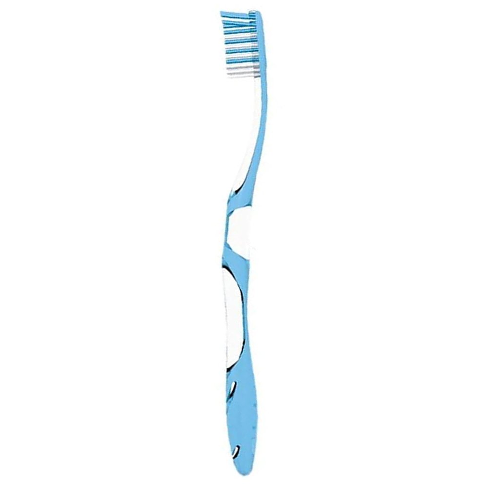 Elgydium Antiplaque Toothbrush Medium 1 Τεμάχιο,Μέτρια Οδοντόβουρτσα για Βαθύ Καθαρισμό – Μπλε