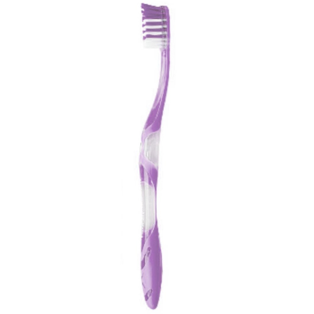 Elgydium Antiplaque Toothbrush Medium 1 Τεμάχιο,Μέτρια Οδοντόβουρτσα για Βαθύ Καθαρισμό – μωβ