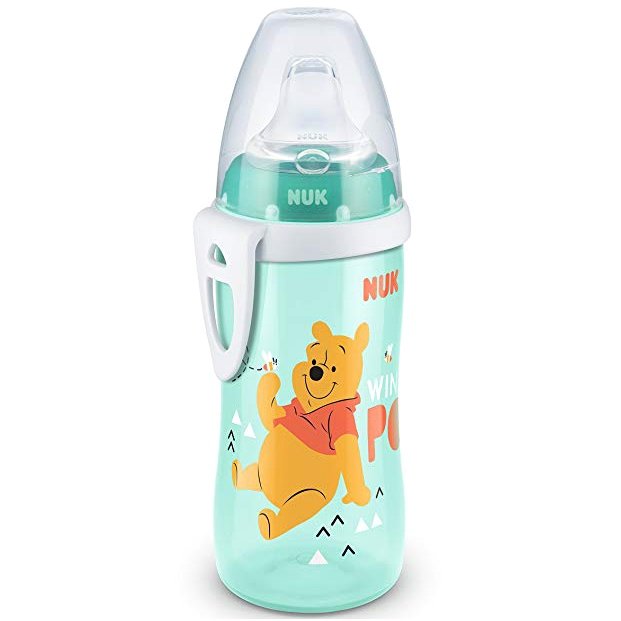 Nuk Active Cup Winnie Παγουράκι Πολυπροπυλενίου με Μαλακό Ρύγχος Σιλικόνης 12+ BPA Free 300ml – πράσινο