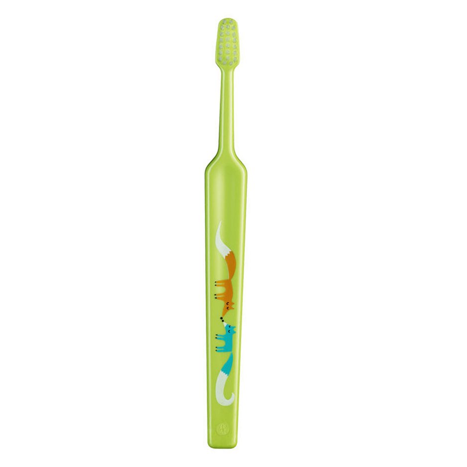 TePe Mini Extra Soft Παιδική Οδοντόβουρτσα για τα Πρώτα Δοντάκια από 0 Έως 3 Ετών 1 Τεμάχιο – Πράσινο
