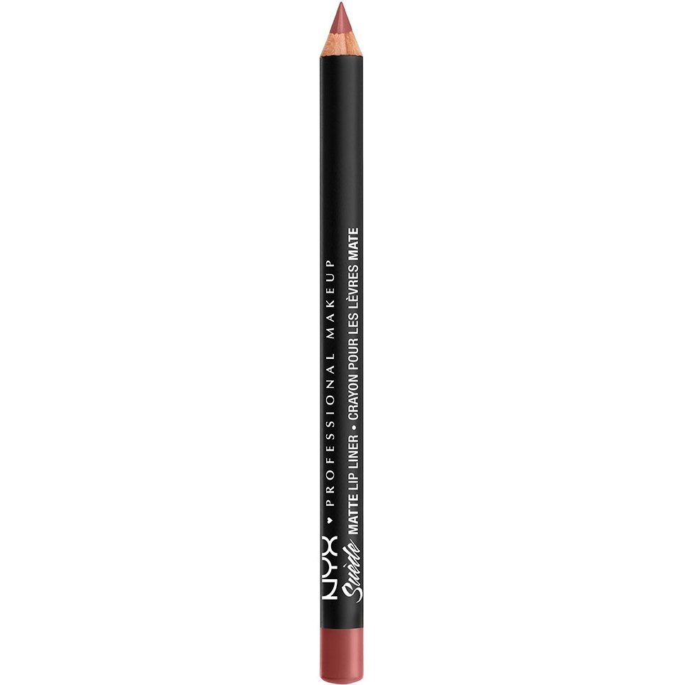 Nyx Suede Matte Lip Liner Μολύβι Χειλιών που Προσφέρει Μέτρια προς Πλήρη Κάλυψη 1gr – Cannes