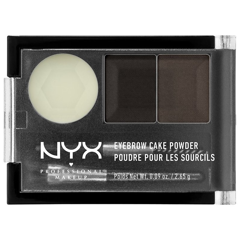 Nyx Eyebrow Cake Powder Πούδρα Φρυδιών για τον Τέλειο Σχηματισμό τους 2.65gr – Black/gray
