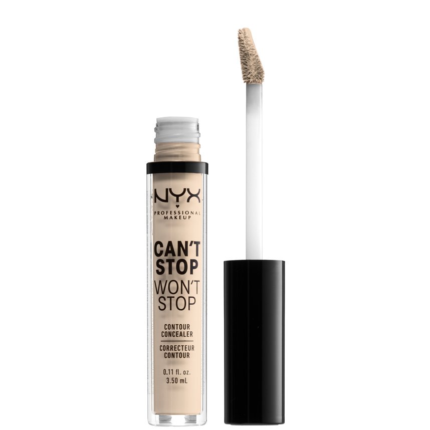 Nyx Professional Makeup Can't Stop Won't Stop Contour Concealer Χαρίζει Πλήρη Κάλυψη με Αποτέλεσμα που Διαρκεί Έως & για 24 Ώρες 3.5ml - 1.5 Fair
