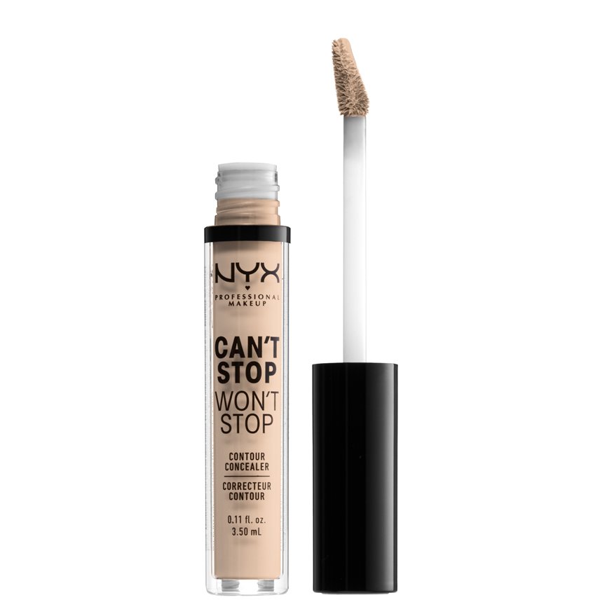 Nyx Can’t Stop Won’t Stop Contour Concealer Χαρίζει Πλήρη Κάλυψη με Αποτέλεσμα που Διαρκεί Έως και για 24 Ώρες 3.5ml – Alabaster