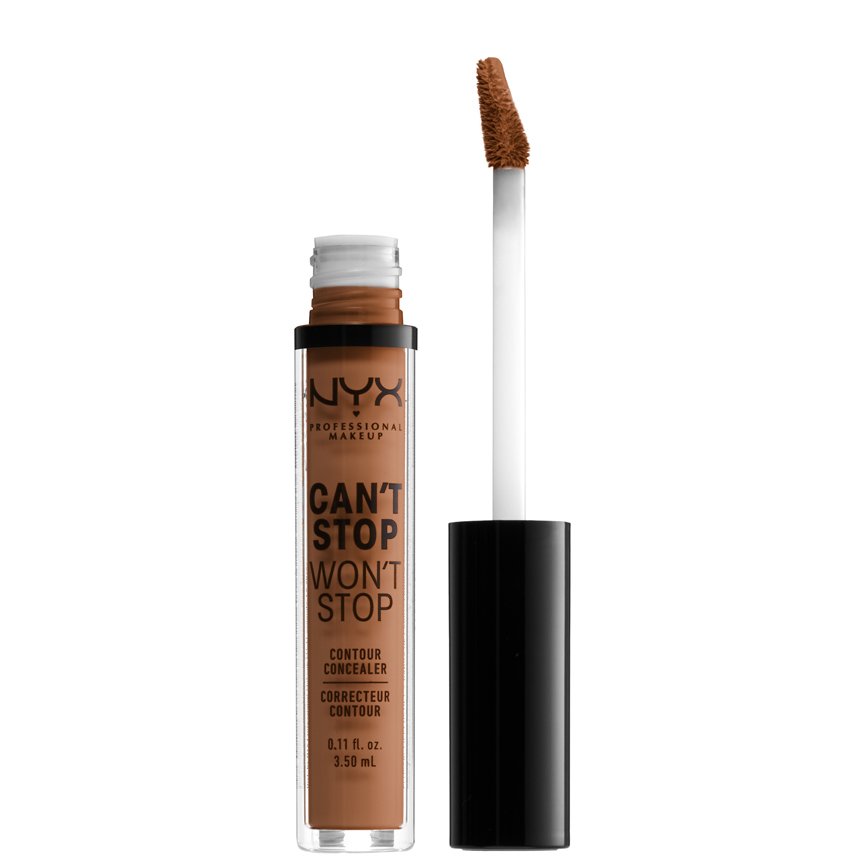 Nyx Can’t Stop Won’t Stop Contour Concealer Χαρίζει Πλήρη Κάλυψη με Αποτέλεσμα που Διαρκεί Έως και για 24 Ώρες 3.5ml – Warm Caramel