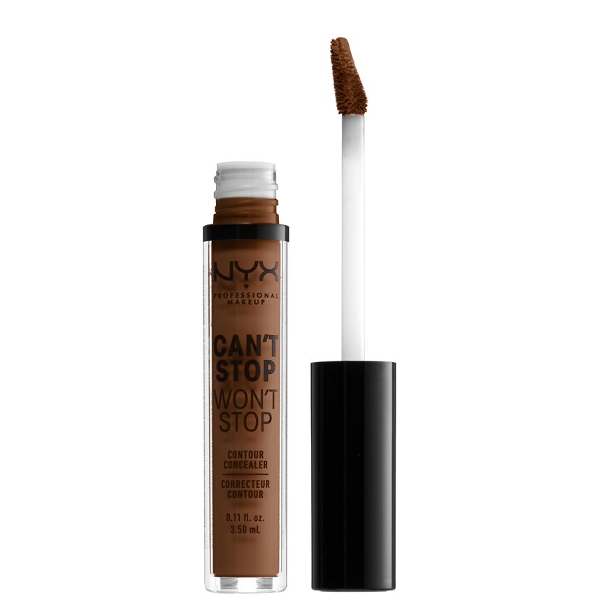 Nyx Can’t Stop Won’t Stop Contour Concealer Χαρίζει Πλήρη Κάλυψη με Αποτέλεσμα που Διαρκεί Έως και για 24 Ώρες 3.5ml – Mocha