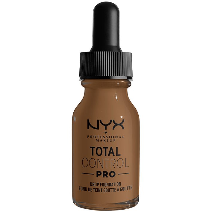 NYX Professional Makeup Nyx Professional Makeup Total Control Pro Drop Foundation Δίνει στο Δέρμα Φυσικό Υγιές Φινίρισμα Απαλύνοντας τις Ατέλειες 13ml - Deep Sable