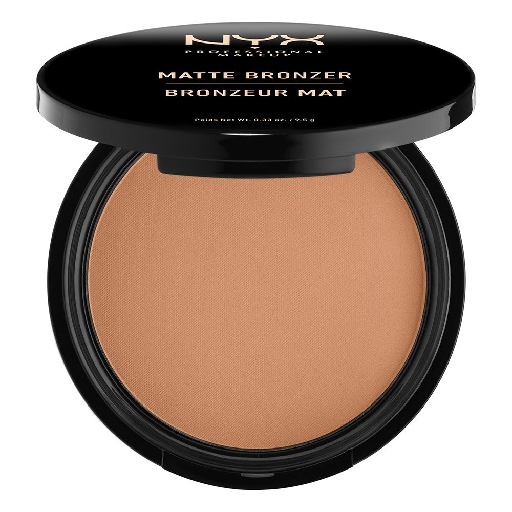 Nyx Matte Bronzer Πούδρα που Χαρίζει στην Επιδερμίδα Χρυσαφένιο Χρώμα 9.5gr – Light