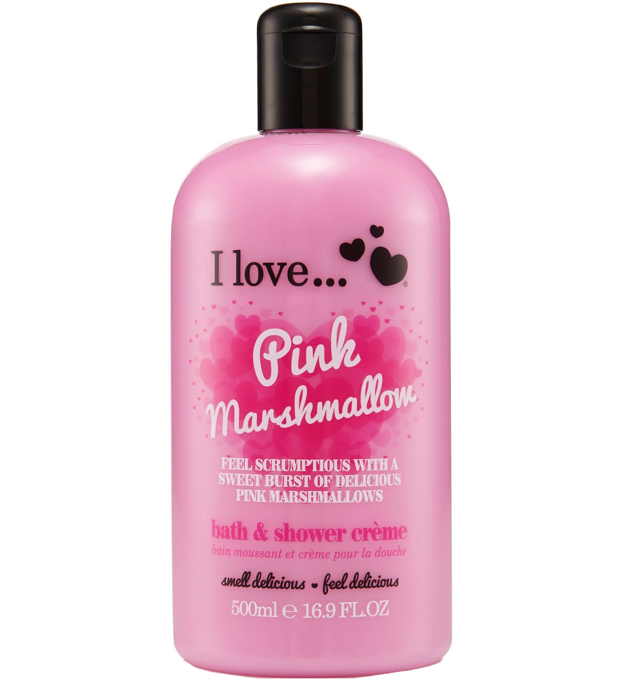 I love… Bath & Shower Creme Ενυδατικό Αφρόλουτρο 500ml – Pink Marshmallow