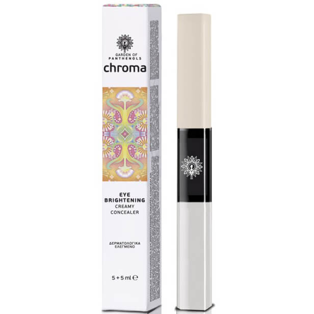 Garden of Panthenols Chroma Eye Brightener Creamy Concealer, Κρέμα Ματιών & Concealer 10ml – Beige