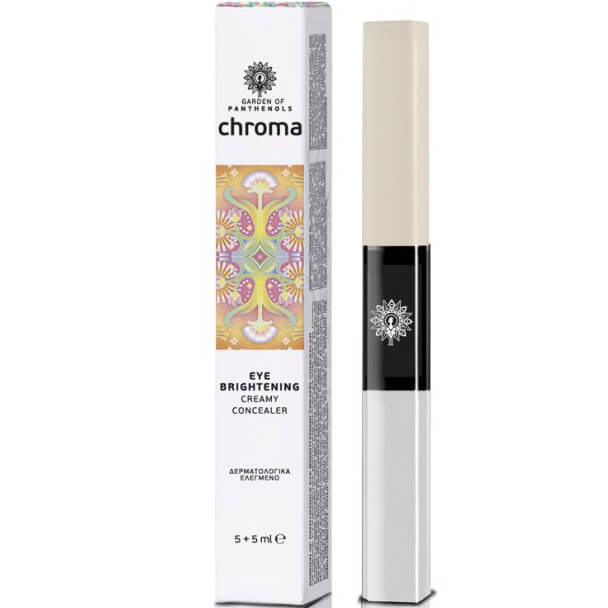 Garden of Panthenols Chroma Eye Brightener Creamy Concealer, Κρέμα Ματιών & Concealer 10ml – Nude