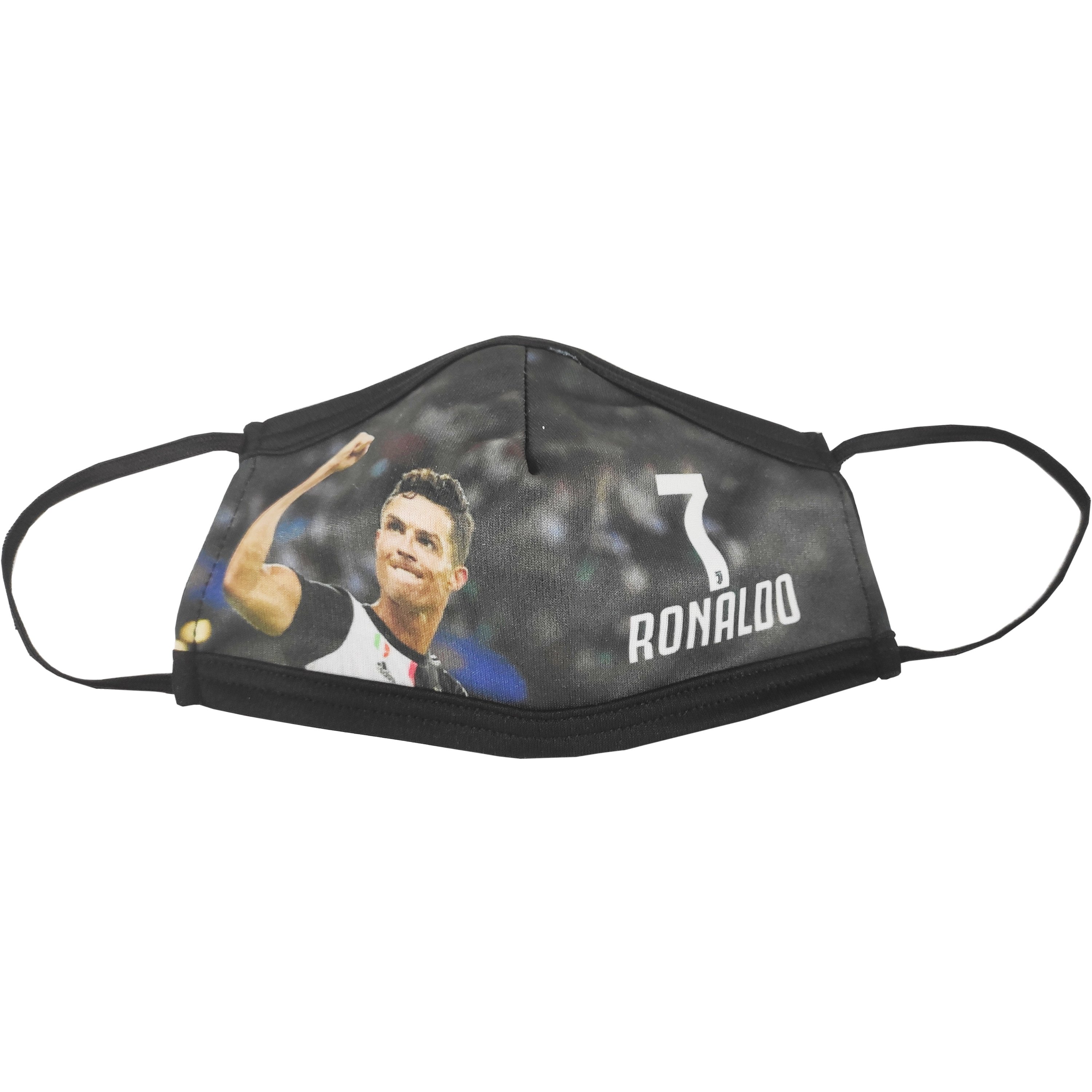 Bulk Multi Purpose Fabric Protective Mask for Children Υφασμάτινη Μάσκα Προστασίας Πολλαπλών Χρήσεων για Παιδιά σε Διάφορα Σχέδια & Χρώματα 1 Τεμάχιο - Cristiano Ronaldo