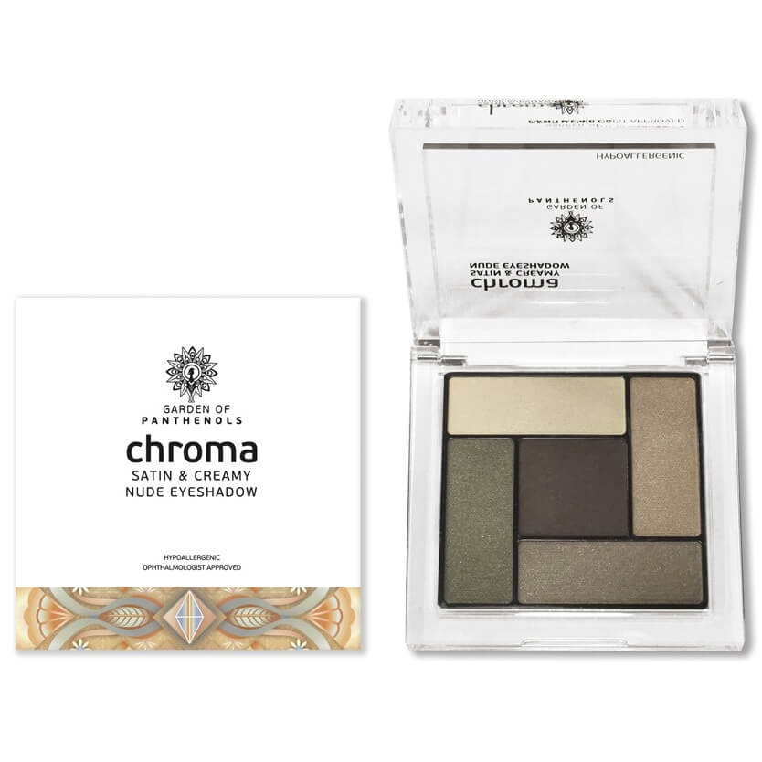 Garden of Panthenols Chroma Satin & Creamy Eyeshadow Απαλές, Μεταξένιες Σκιές 6gr – 3