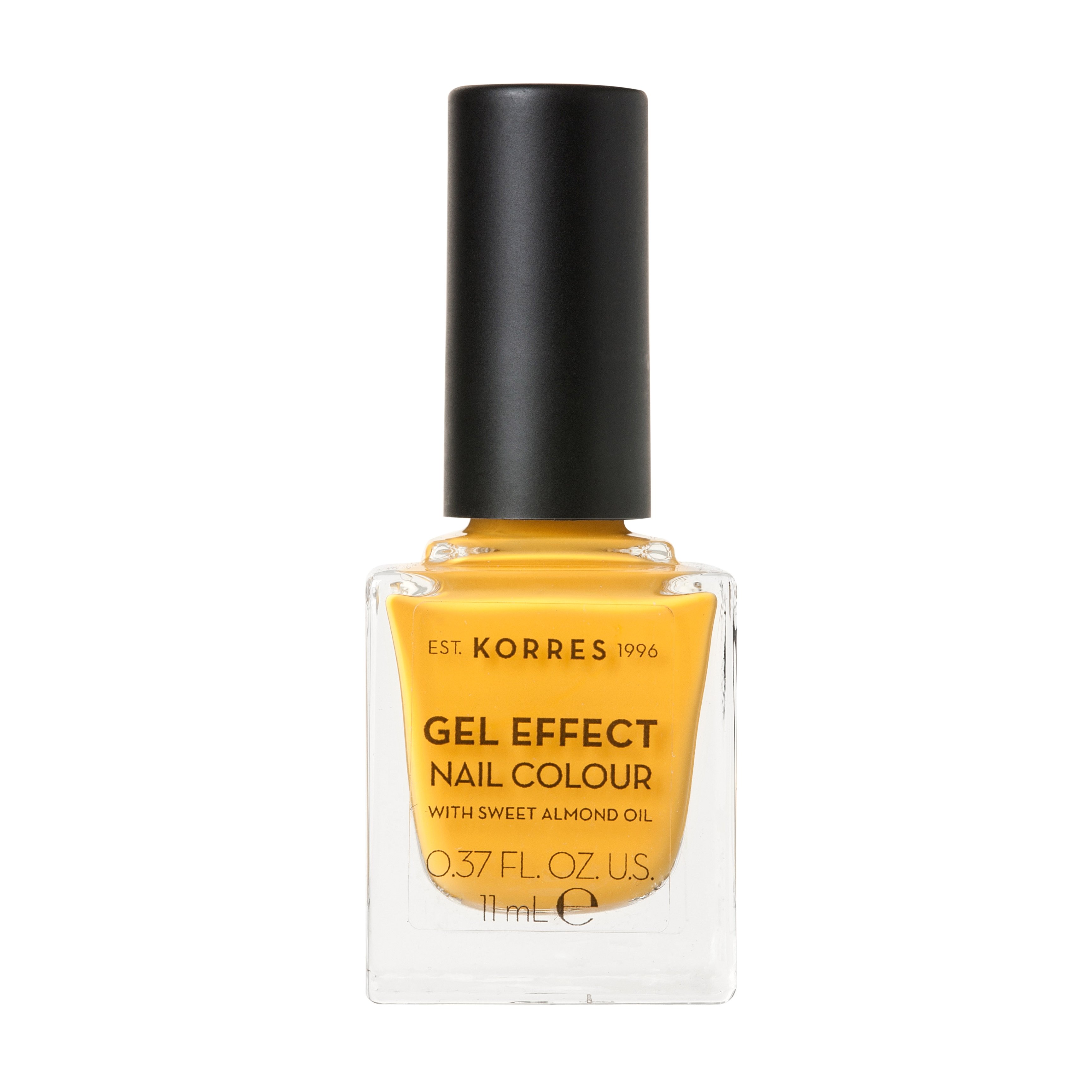 Korres Gel Effect Nail Colour Βερνίκι Νυχιών Απόλυτης Λάμψης & Διάρκειας, με Αμυγδαλέλαιο 11ml – SUNSHINE 91