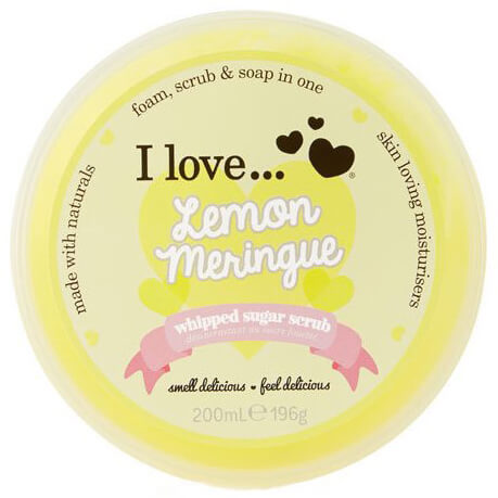I love… Whipped Sugar Scrub Ενυδατικό Απολεπιστικό Σώματος με Ζάχαρη & Φυσικά Συστατικά 200ml – Lemon Meringue