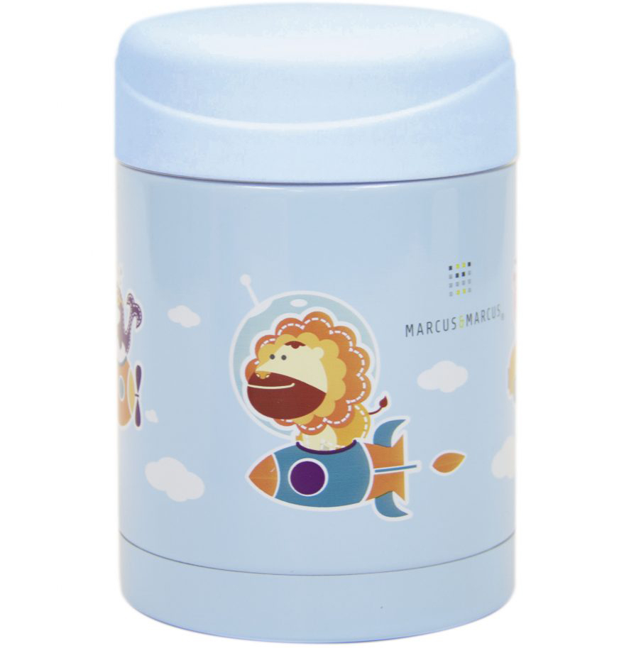 Marcus & Marcus Thermal Food Jar Ισοθερμικό Δοχείο Φαγητού Από Ανοξείδωτο Ατσάλι 350ml – γαλάζιο
