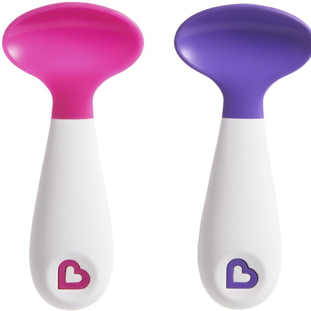 Munchkin Scooper Spoon Κουταλάκια 2τμχ - Ροζ - Μωβ 35393_1957
