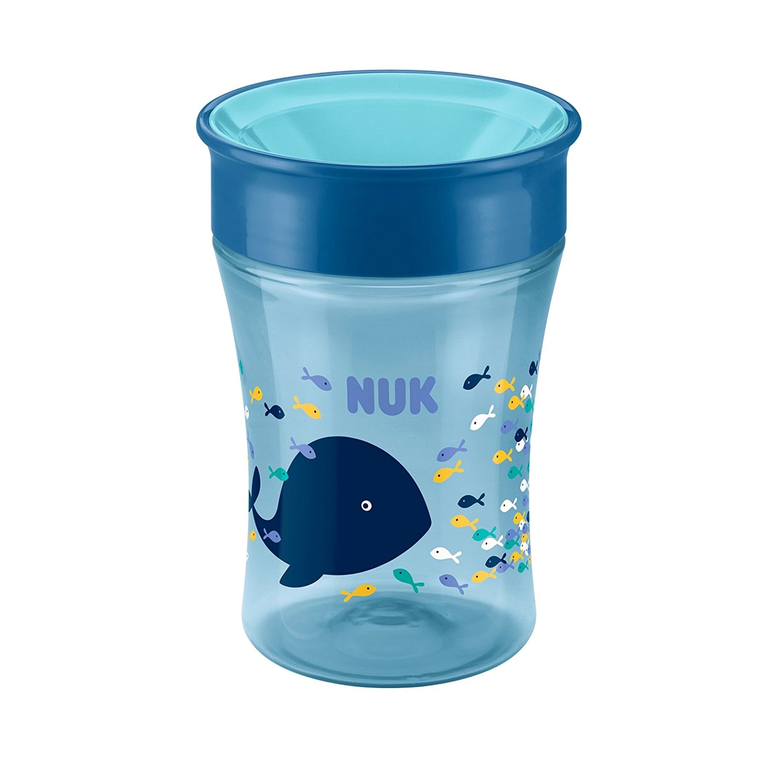 Nuk Magic Cup Ποτήρι Εκπαίδευσης Πολυπροπυλενίου με Καινοτόμο Χείλος 8+m BPA Free 230ml – μπλέ