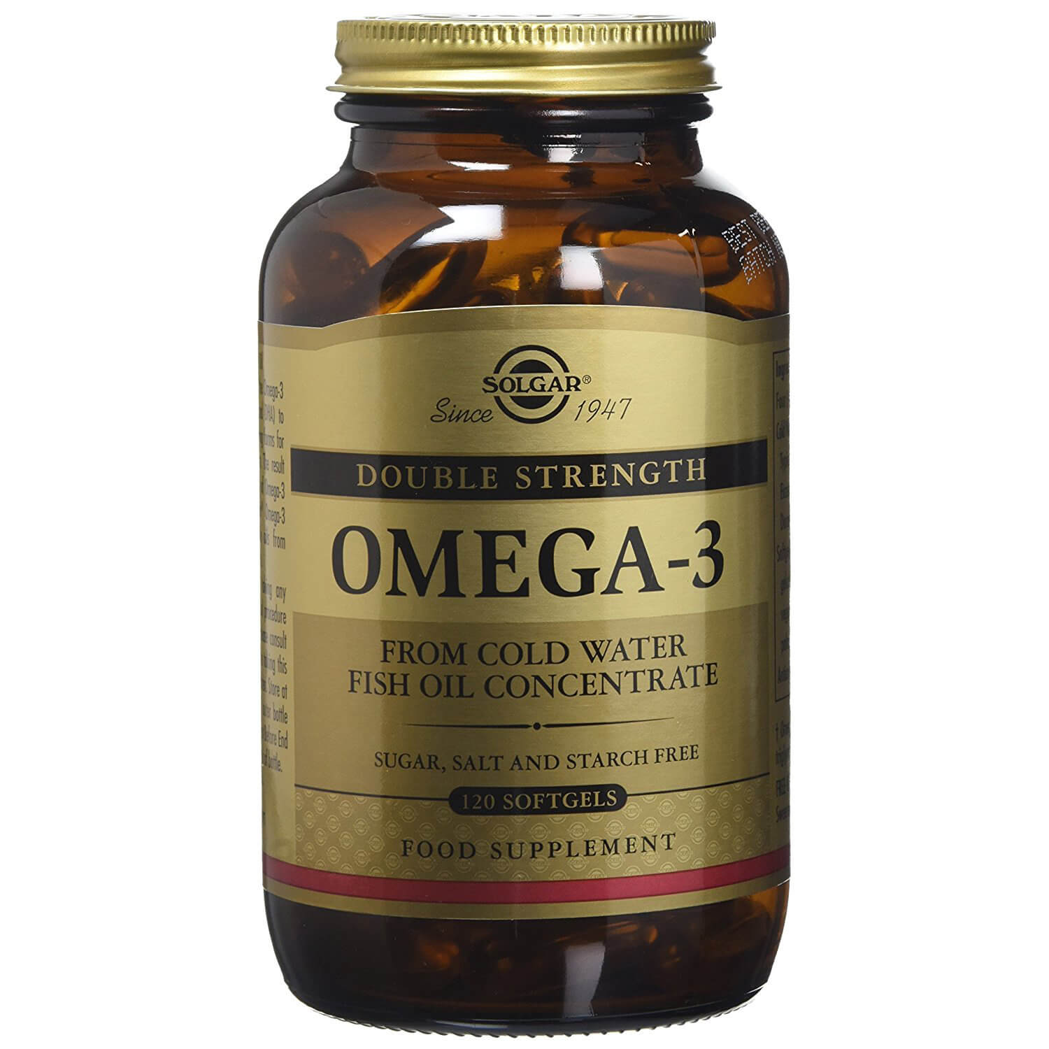 Solgar Omega-3 Double Strength Συμπλήρωμα Διατροφής που Προστατεύει το Καρδιαγγειακό Σύστημα Softgels – 120softgels