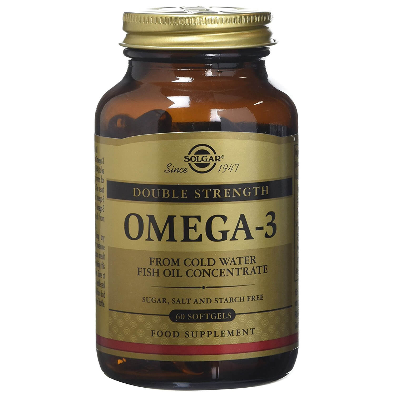 Solgar Omega-3 Double Strength Συμπλήρωμα Διατροφής που Προστατεύει το Καρδιαγγειακό Σύστημα Softgels – 60softgels