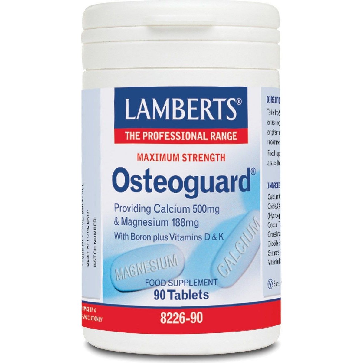 Osteoguard tabs – Lamberts,Συμπλήρωμα Διατροφής για την Υγεία των Οστών – 90 tabs