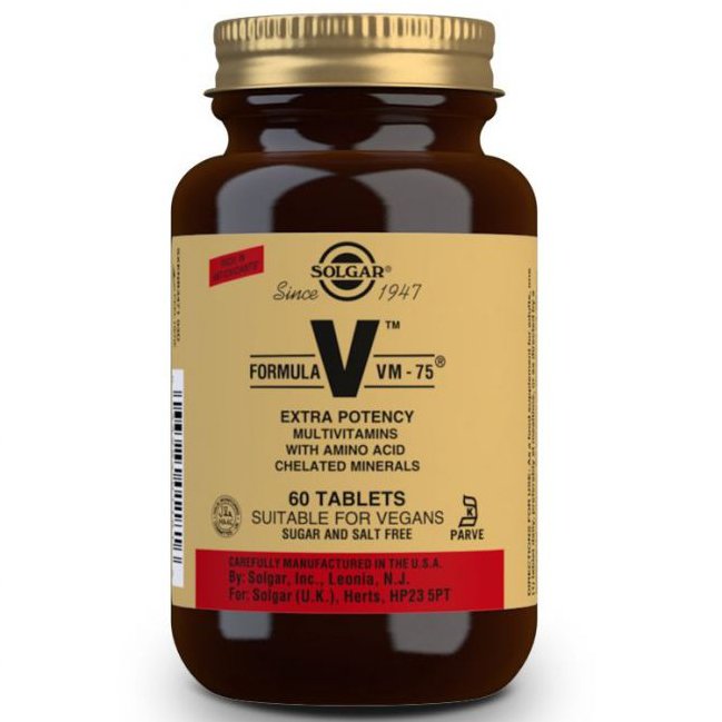 Solgar Formula VM-75™ tablets/veg.caps – 60 tabs