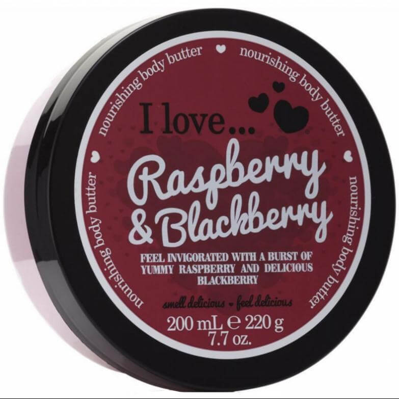 I love… Nourishing Body Butter Θρεπτικό Βούτυρο Σώματος 200ml – Raspberry & Blackberry