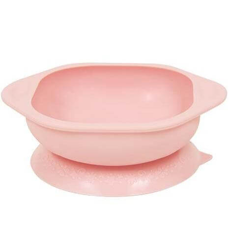 Marcus & Marcus Suction Bowl Μπολ Εκπαιδευτικό Φαγητού Σιλικόνης FDA με Αντιολισθητική Βάση 1 τεμάχιο – ροζ