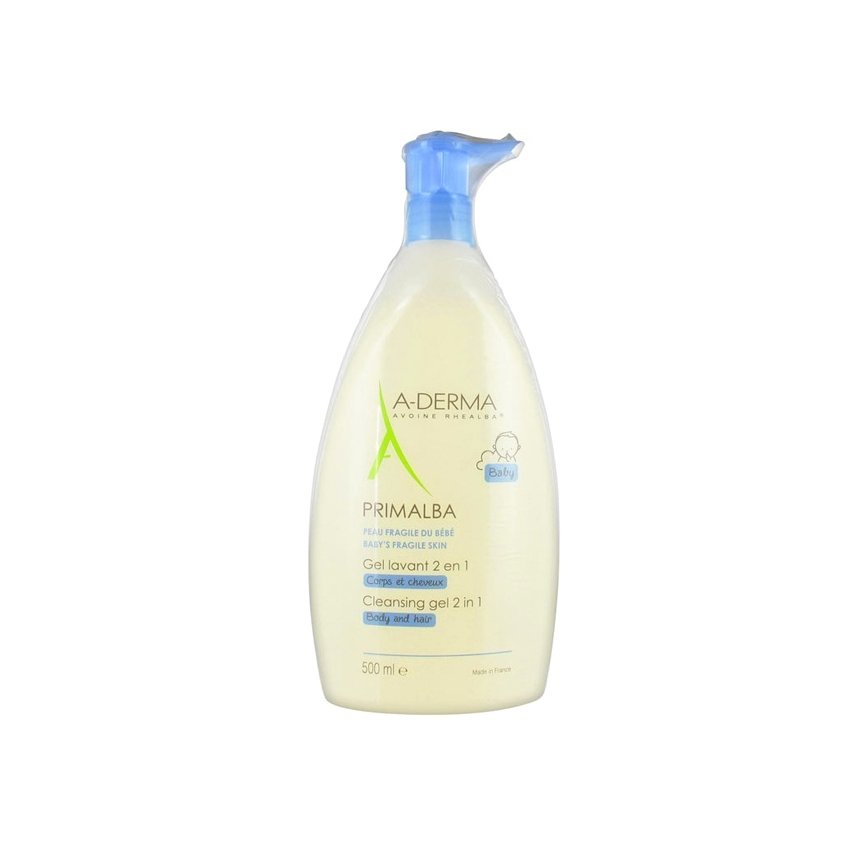 A-Derma Primalba Gel Lavant Douceur Απαλό Βρεφικό Gel Καθαρισμού – 500ml